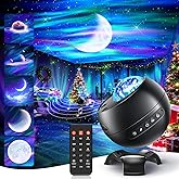 Northern Lights Projector Galaxy Projector for Bedroom,Valentines Day Gifts for Him 300+Colors Modes Aurora Light,15White Noise&Bluetooth Star Projector Galaxy Lights, Remote Ambient,Gifts for Boy
