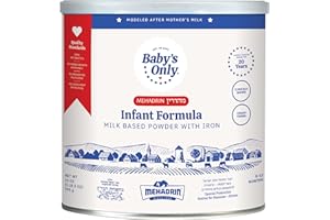 BABY'S ONLY ORGANIC Baby's Only Complete Nutrition Infant Formula, Milk Based Powder with Iron, Modeled After Mother’s Milk, Iron, Choline, Vitamin D, Baby Formula for Newborn to 12 Months Old Infant, 21 oz, 1 Pack