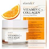 Elastalift Vitamin C Firming Face Cream Moisturizer Skin Care Facial Lotion, Potent Vitamin C Gel Cream For Face Targets Dry Skin, Age Spots, Wrinkles, Hyperpigmentation, &amp; Sun Damaged Skin, 2 Fl Oz