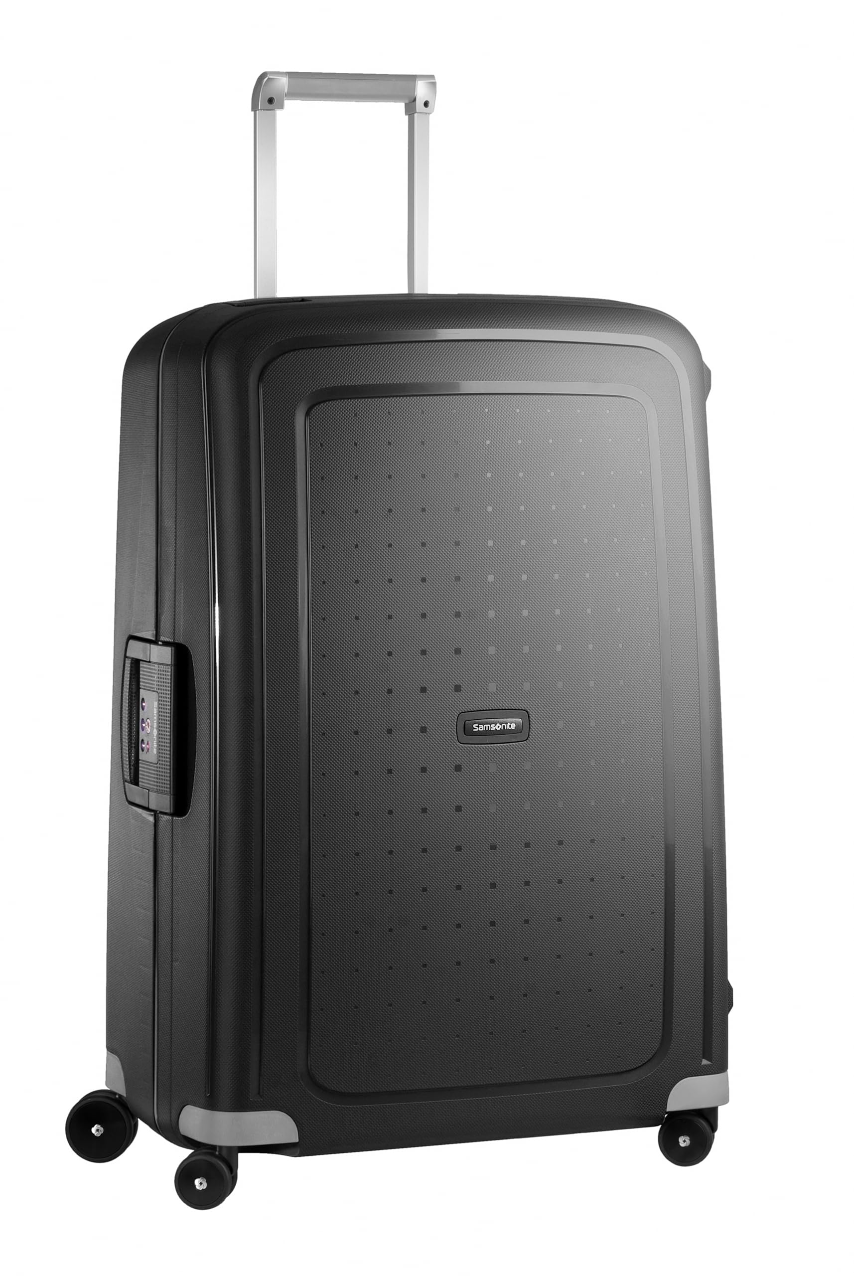 Samsonite S'Cure - Spinner L Koffer, L 75 cm, 102 L, Schwarz (Black)
