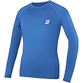 Roadbox Boys Youth Compression Shirts - Long Sleeve Athletic Undershirt Kids Quick Dry Base Layers for Baseball Soccer Football