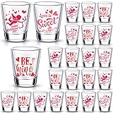 Uiifan 24 Pcs Valentine's Day Shot Glasses Bulk 2