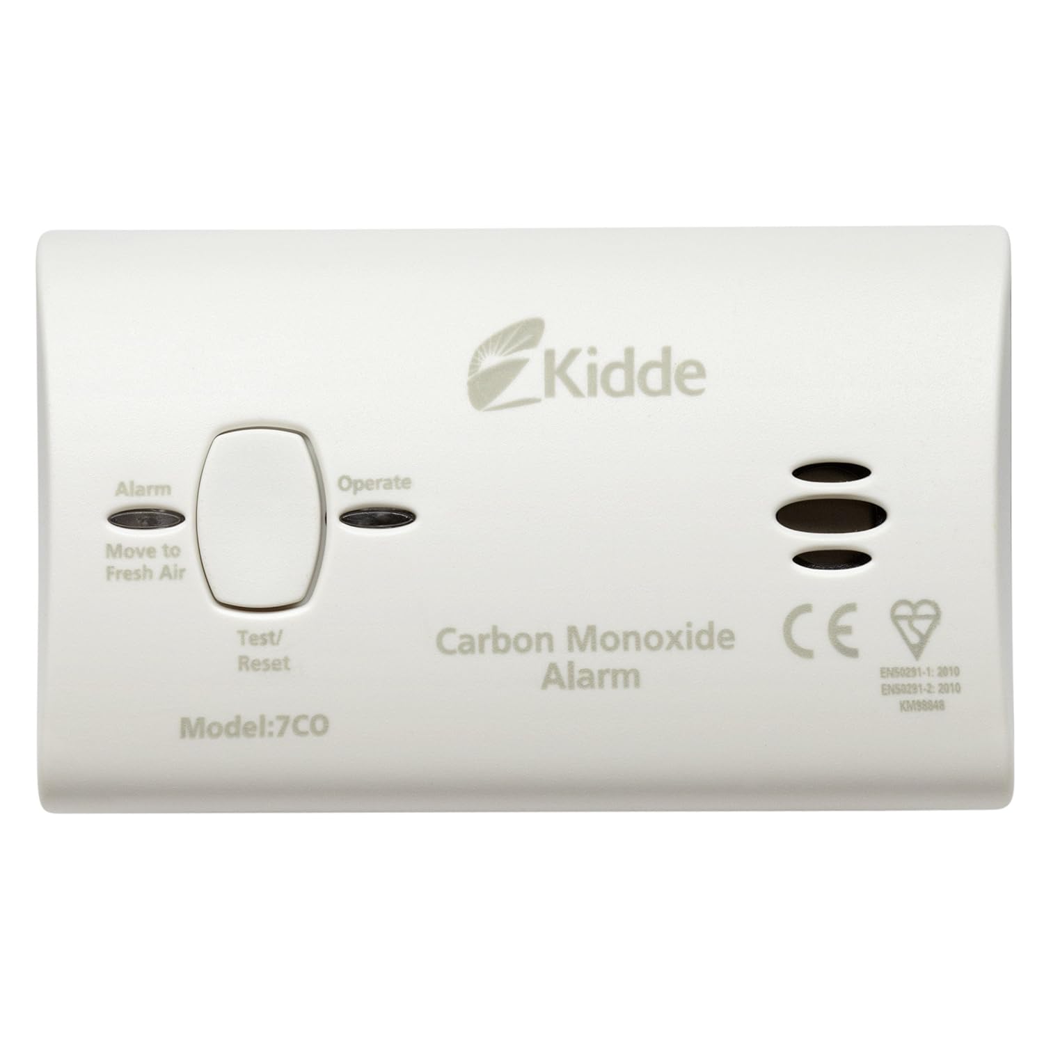 Kidde 7CO Carbon Monoxide Alarm (replaceable batteries) 10 Year Sensor
