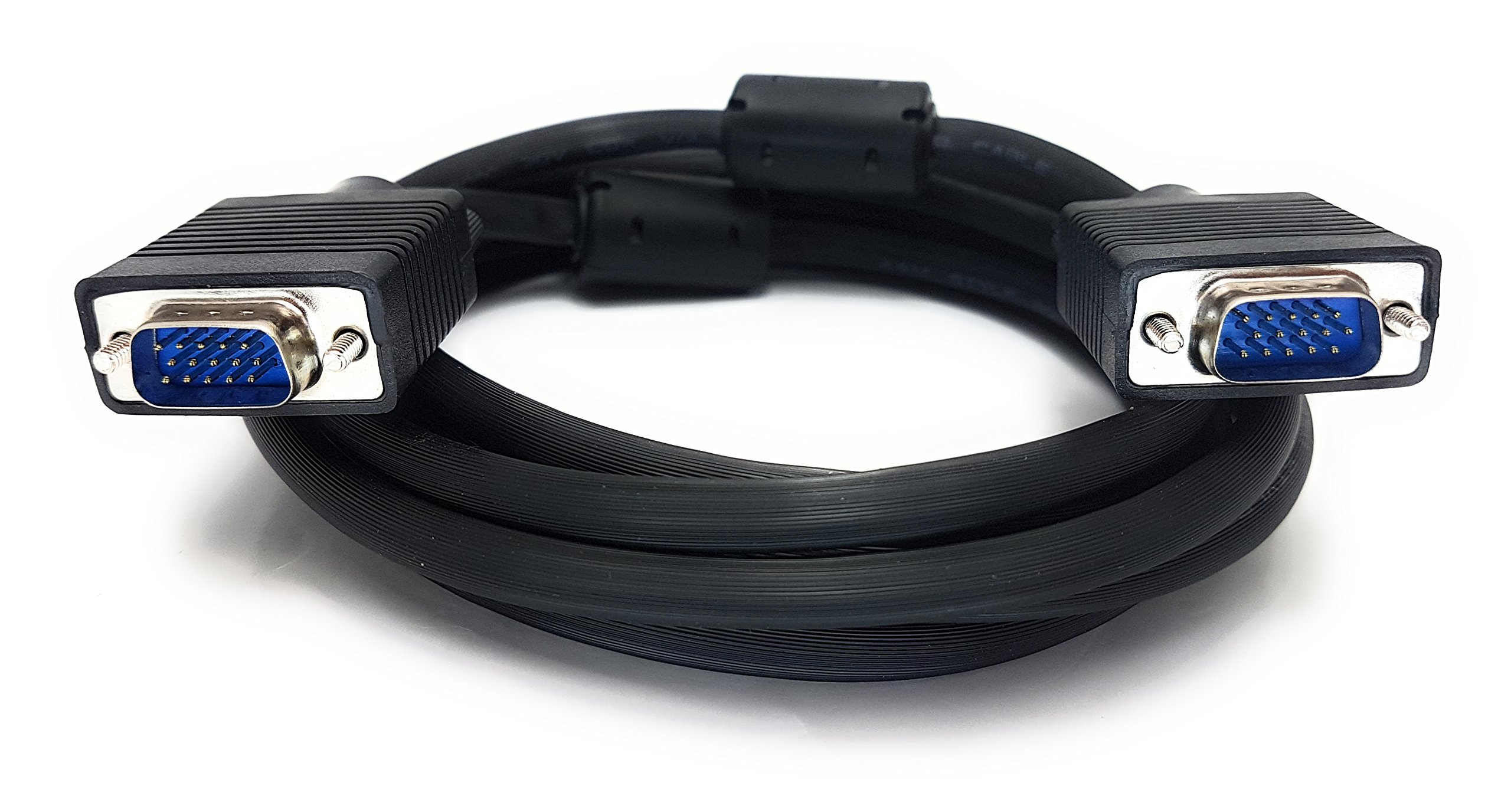 MainCore 3m Long (15pin) VGA/SVGA to VGA/SVGA Male to Male Cable Lead for Monitors, Projectors, PC, Laptops, HDTVs, Cash Register...etc (Available in 0.50m, 1m, 2m, 3m, 5m, 7m, 10m, 15m) (3m)