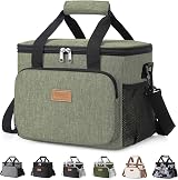 Lifewit 9L Insulated Lunch Bag 12 Can Cooler Dark Green