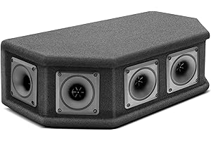 Pyle-Pro 6 Way DJ Speaker System, 300 Watt Peak Power, 150 RMS, Six 2.5 Inch Piezo Horn Tweeters, 8 Ohm Impedance, Full Range Audio Reproduction, Black Carpeted Finish