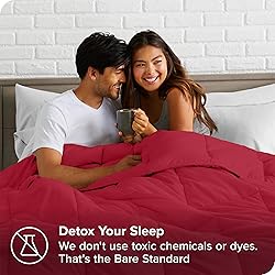 Bare Home Comforter Set - Queen Size - Ultra-Soft