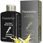 Pre Electric Shave After Shave Lotion Cream - Best For Close Shave - Smooth Irritation-Free Shaving - Shooting and Mousturising Formula Balm. Freelette. Pherolink 3.76 Ounce (Pack of 1), LEMONGRASS