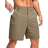 G Gradual Men's Casual Shorts 7"/ 9"/ 5" Lightweight 4 Pockets Stretch Quick-Dry Summer Shorts for Golf Work Hiking Trips