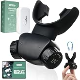 Bodyssey Breathing Trainer | Premium Silicone Trainer | Boost Breathing Patterns | Adjustable Resistance Levels | Compact, Portable, and Easy to Maintain (Black)