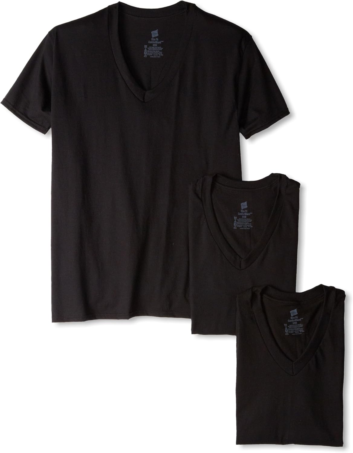 hanes slim fit undershirt