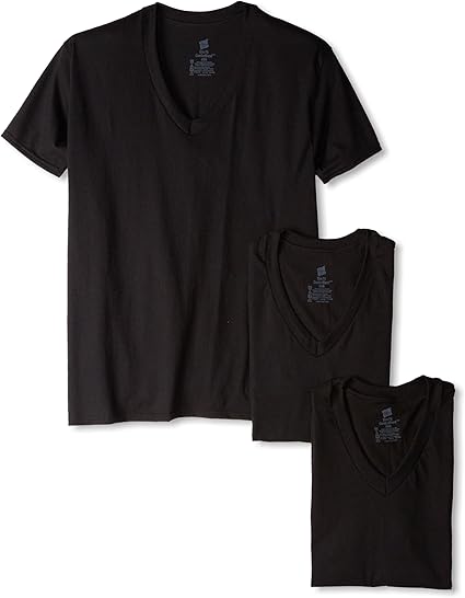hanes v neck slim fit