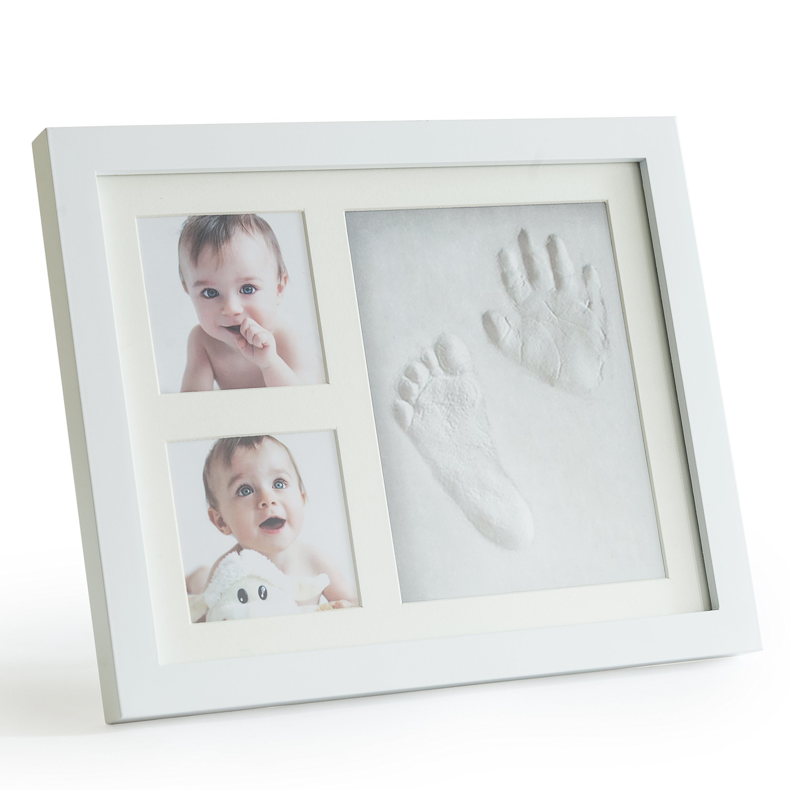 Clay Baby Footprint Handprint Picture Frame Kit Safe and Nontoxic