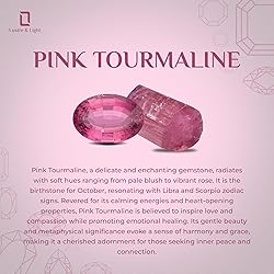 LUSTRE AND LIGHT Oval Shape Natural Pink Tourmaline