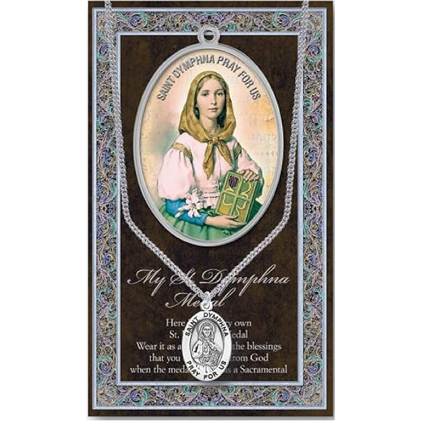 Prayer Cards Laminated St. Dymphna Prayer Holy Card - Patron Saint Of ...
