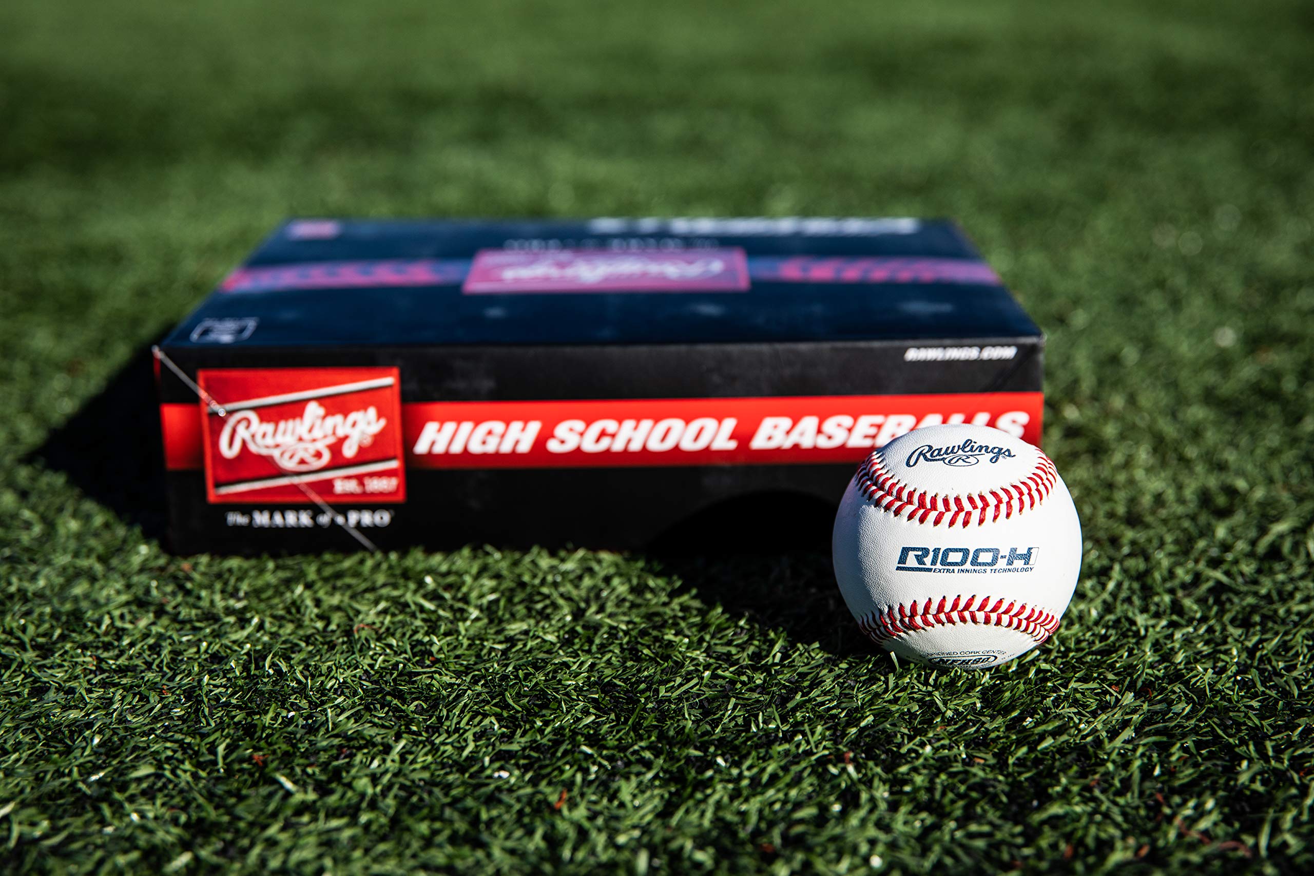 Rawlings | NFHS NOCSAE High School Baseballs | 12 Count | R100-H1 / R100-H2 / R100-H3 / RNF Options