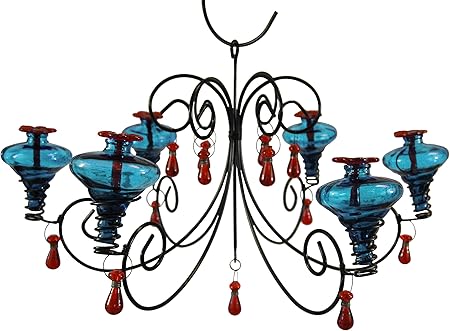 Amazon Com Parasol Grand Mini Blossom Chandelier Aqua 24 Oz