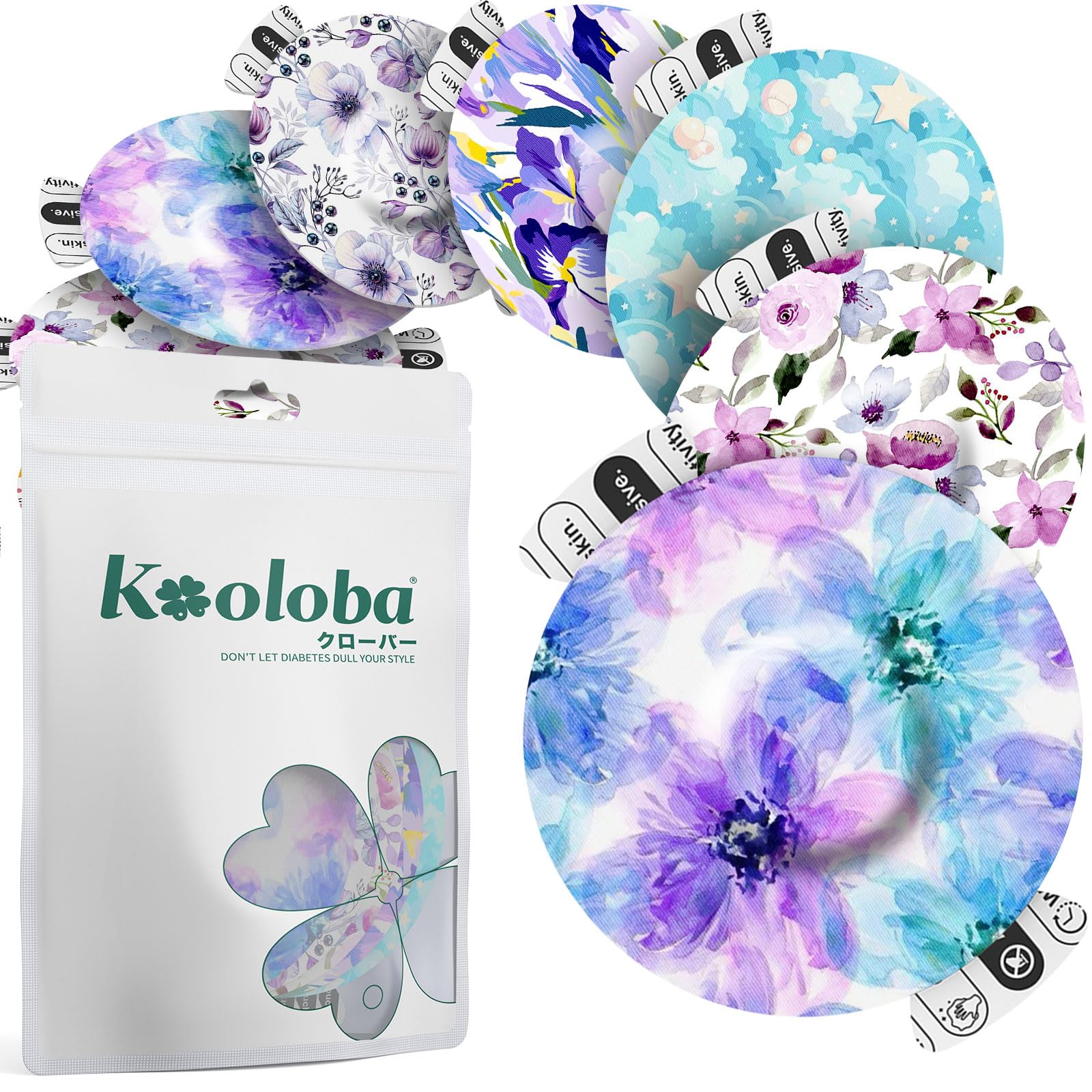 Photo 1 of 20pcs Adhesive Patches for Libre 3 Waterproof,Sensor Covers for CGM,Pre-Cut Backing with Easy-Peel Tab for 10-14 Days,Full Cover No Glue in Center,Bloomingday