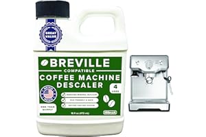 Tillbrook Breville Espresso Machine Compatible Descaler - 1 YEAR SUPPLY - Concentrated Descaler for Breville - 16 oz Coffee Maker Cleaner for Breville, Nespresso, Delonghi, Espresso Machine - 4 Uses