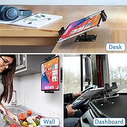 Keuvirya iPad Wall Mount, Universal 360° Rotating