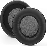 Ear Pads Replacement Ear Pads Cushions Compatible with Razer Nari, Nari Ultimate, Nari Essential, Kraken Kitty, Kraken Tournament Edition Headset Protein Leather Memory Foam Earmuffs Earpads - Black