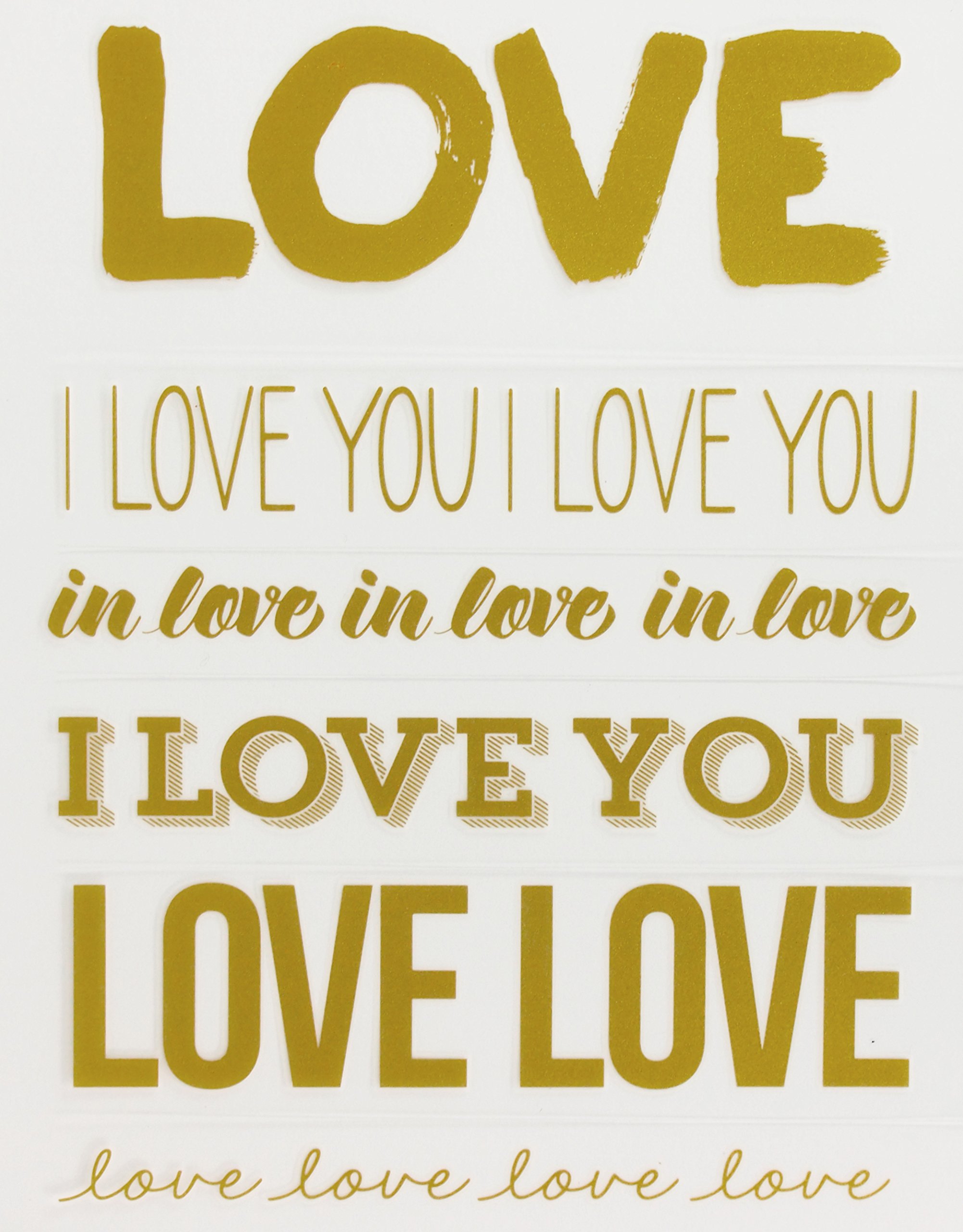 Little B "Love" Rub Ons