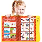 ABC Learning For Toddlers Sound Book, Ideal for Learning & Education Toys, Speech Therapy Toys, Preschool Learning Toys, 8 Page Toddler Activity Book Learning Alphabets, Animal, Speak and Spell & More