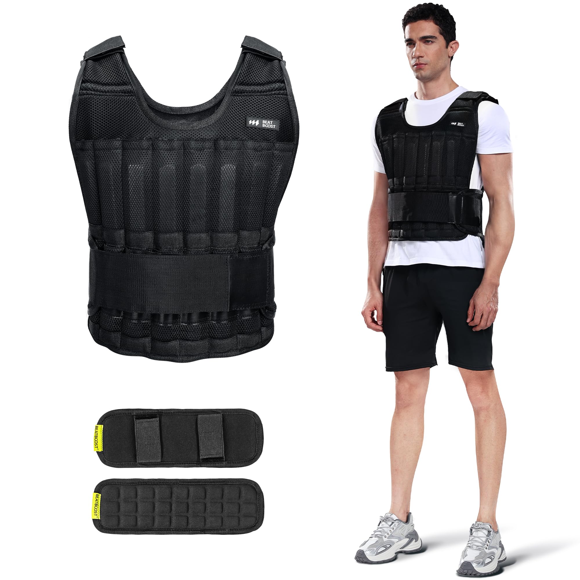 thumbnail image 2 of Titan Fitness Elite Series 30 LB Adjustable Weight Vest – With (12) 2.5 LB Ingots, Cordura 2 of 6