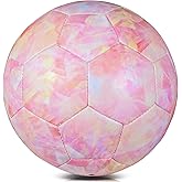 BYAOSUN Soccer Ball Size 3/Size 4 for Kids, Premium TPU Toddler Soccer Balls Interactive Indoor Outdoor Sports Toys for Kid Children Boys Girls Teenager Schoolboys Birthday Gifts