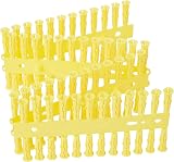 Rawlplug Yellow Uno Wall Plugs 5mm x 24mm Card of 96 Universal Fixing view 3