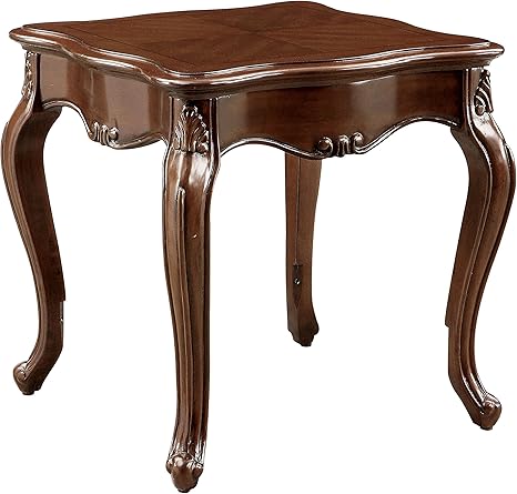 Furniture Of America Mobel Von Amerika Laramie Geschwungenen Bein Ende Tisch Amazon De Kuche Haushalt