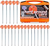 Blue Diamond Heavy Duty Tent Pegs 20 Pack Galvanized Steel Carry Case