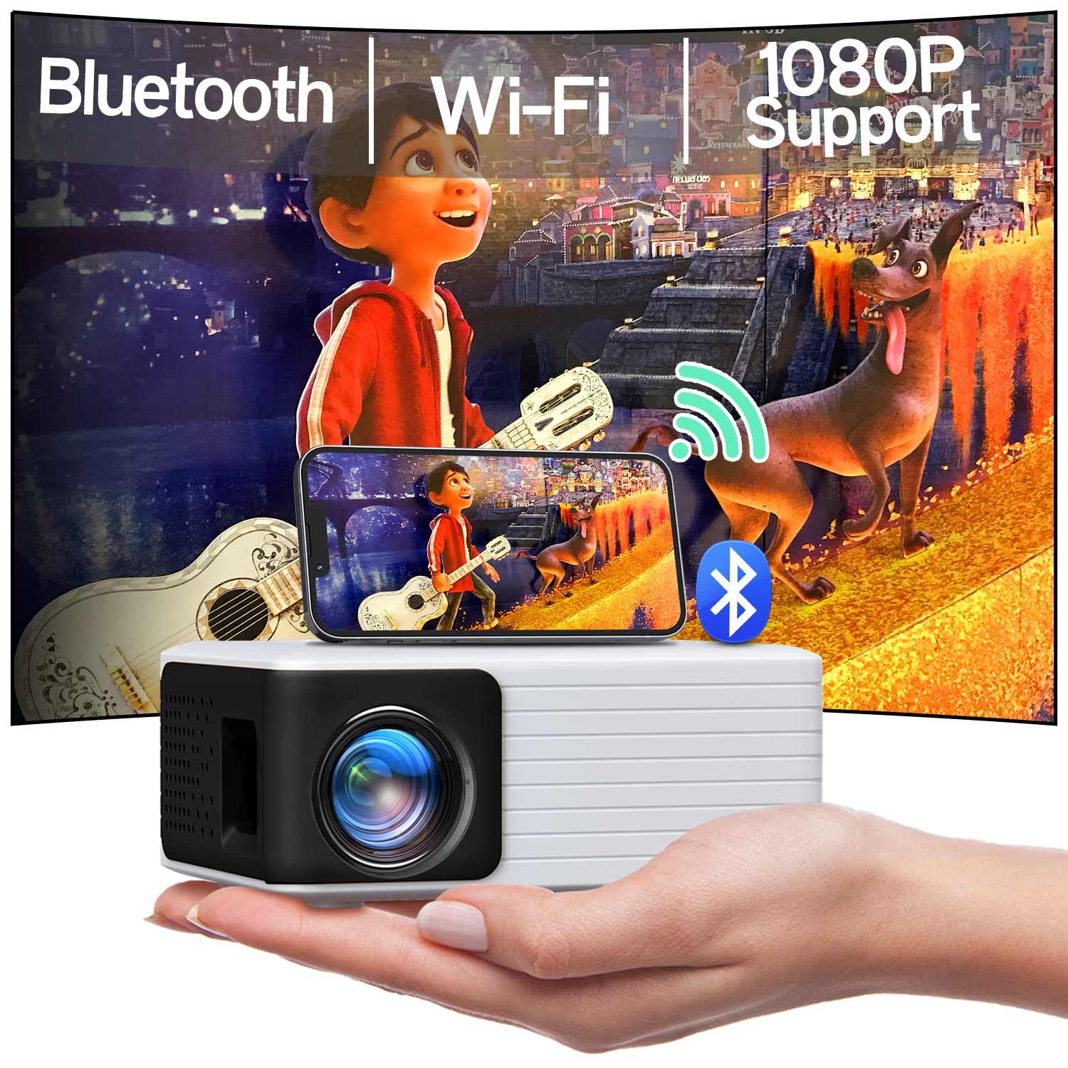 Y3-PW Wifi Bluetooth Projector