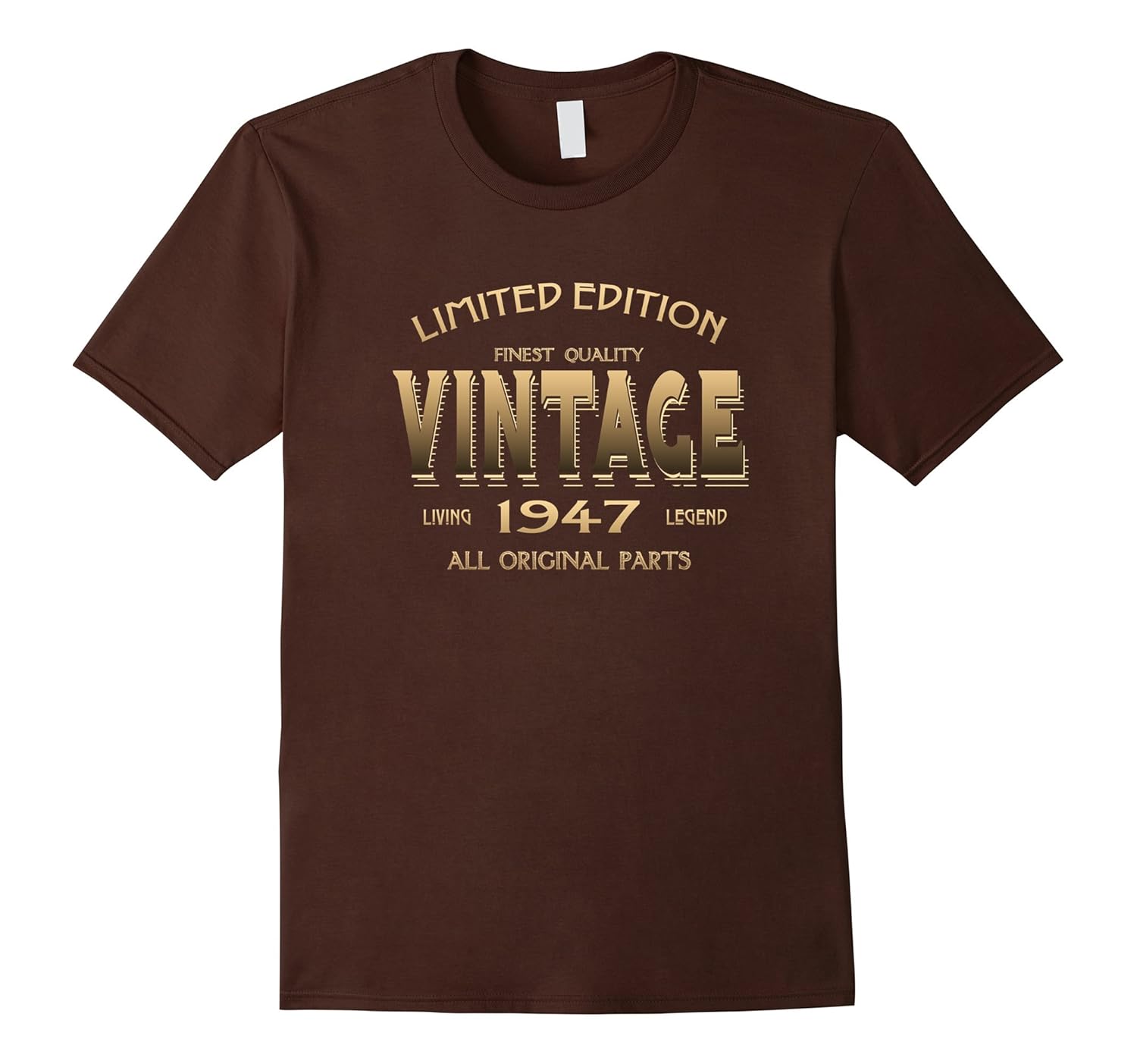 Vintage 1947 T-shirt 70th Birthday Gift 70 Year Old B-day Yr-ANZ