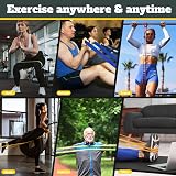 YOVKOK Exercise Bands Set Resistance Bands Door Anchor 5 Pack Fitness view 6