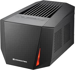 Xigmatek Octans EN6312 Black Steel/Plastic Mini-ITX Mini Tower Computer Case EN6312