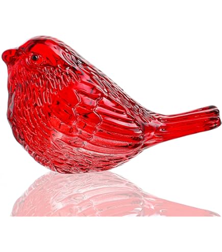 Amazon.com: Ganz Red Acrylic Cardinal Figurine (ACRYX-02) : Home
