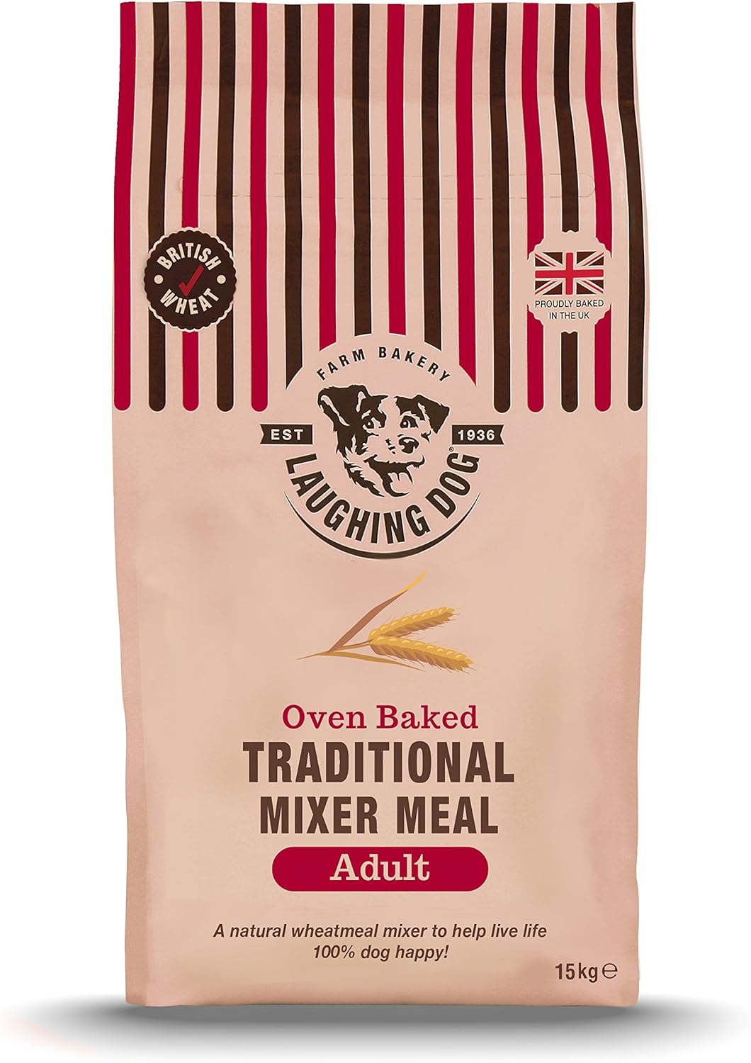Laughing Dog Traditional Dry Dog Food Mixer Meal, Naturally Baked Dry