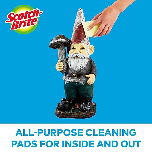 SCOTCH-BRITE DOBIE ALL PURPOSE CLEANING PADS, COUNT 6