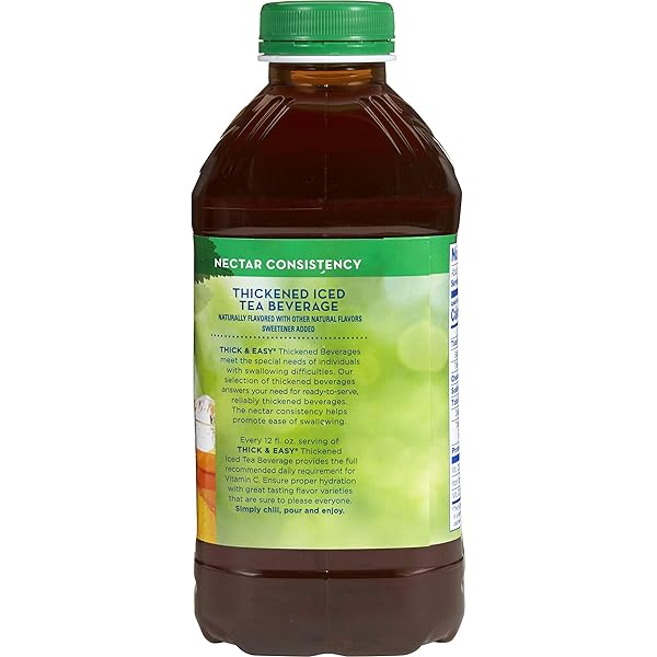 THICK & EASY CLEAR THICKENED ICED TEA, NECTAR CONSISTENCY, 46 OUNCE