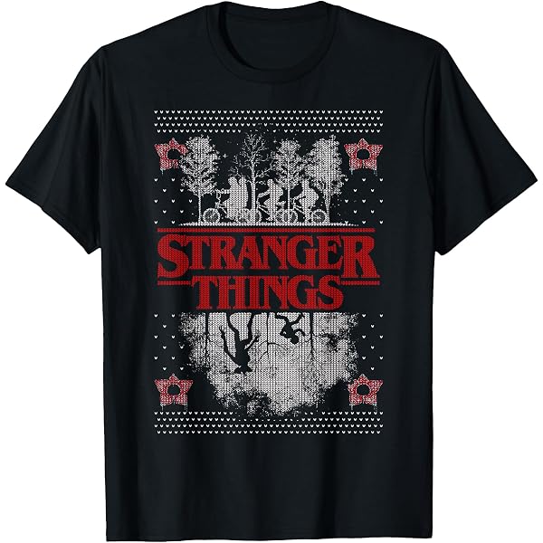 Amazon.com: Stranger Things Christmas Happy Holidays Group Sketch