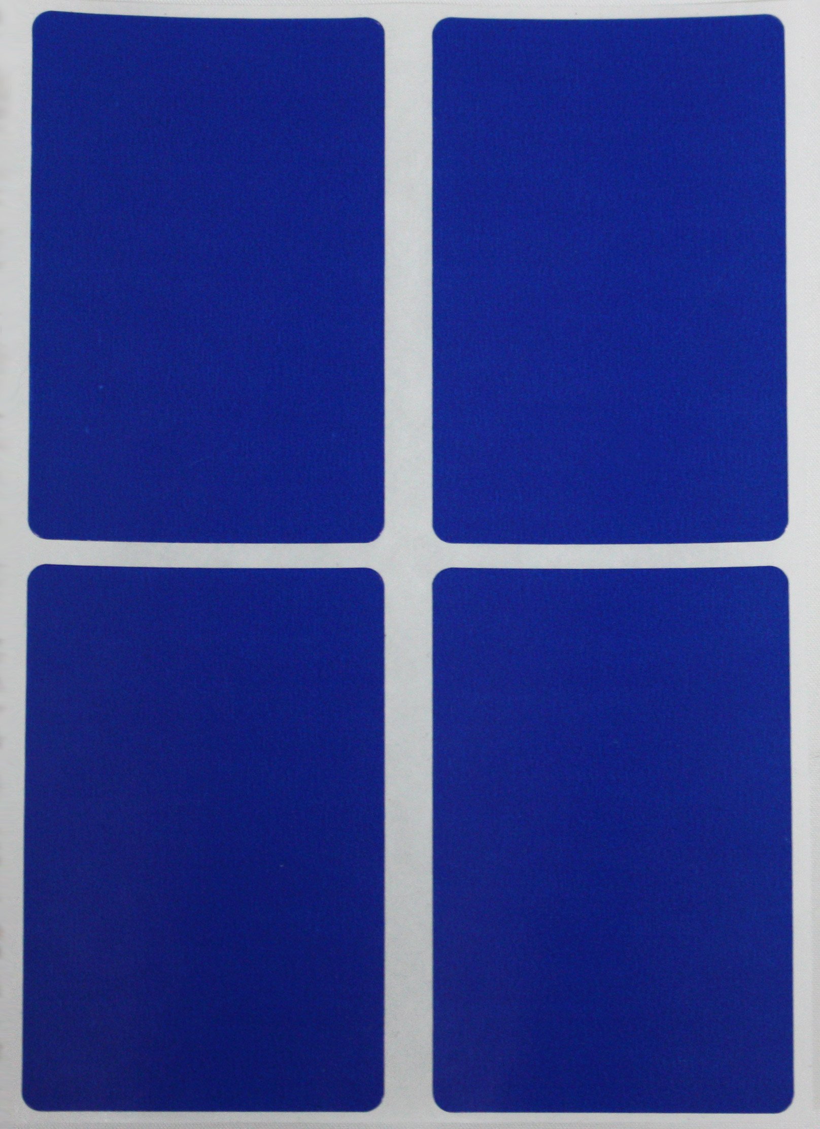 Royal Green Rectangular Color Coding Labels Stickers in Blue 7.5 cm x 5 cm inches (75 mm x 50 mm) 200 Pack