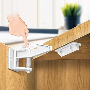 Cabinet Locks Child Safety Cysmile 10 Packs Baby Proof Safety