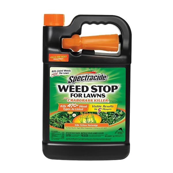 SPECTRACIDE WEED STOP FOR LAWNS PLUS CRABGRASS KILLER,...