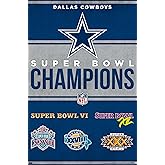 Trends International NFL Dallas Cowboys - Champions 23 Wall Poster, 34L x 22.4W, Premium Unframed Version