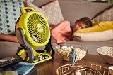 RYOBI RF18-0 18V ONE+ Cordless 3-Speed Whisper Fan Bare Tool Hyper Green view 2