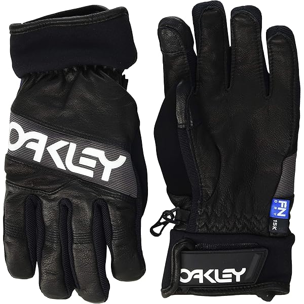 Oakley unisex adult 2.0 Factory Winter Mittens 2 0, Blackout, X
