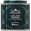 Harney & Sons Earl Grey Imperial Tea Tin - Fine Black Tea with Natural Bergamot - 2.35 Ounces, 30 Sachets