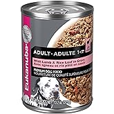 Eukanuba with Lamb &amp; Rice Loaf in Gravy Wet Dog Food, 13.2 oz (Pack of 12) | Healthy Balance of Nutrients, Complete And Balanced, For Adult Dogs, Loaf in Gravy, Healthy Energy, Helps Fluid Intake