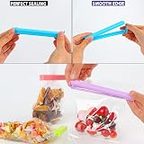 OUTTELL 18 Pcs Food Bag Clips, Reusable Plastic Seal Clips, 4 Colors view 4